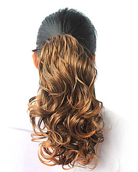 Exquisite Blonde Wavy Ponytails Hairpieces