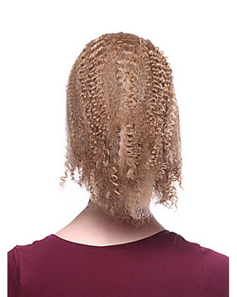 Synthetic Blonde Soft Ponytails