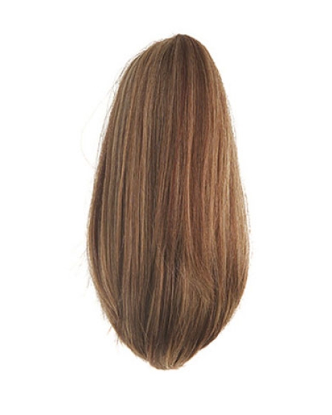 Synthetic Brown Cosy Ponytails