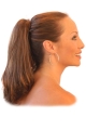 Synthetic Brown Comfortable Ponytails