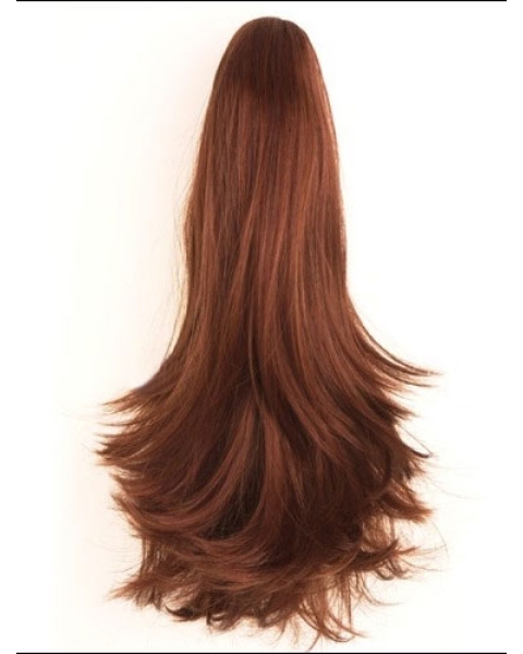 Synthetic Long Brown Stylish Ponytails