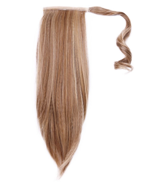 Synthetic Long Brown Fashionable Ponytails