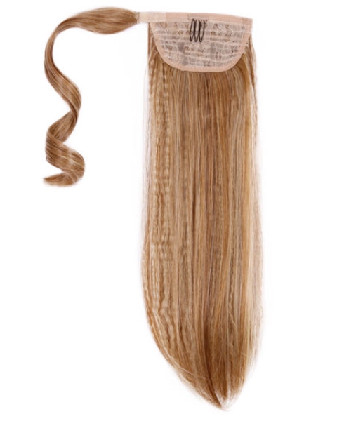 Synthetic Long Brown Fashionable Ponytails