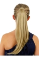 Comfortable Blonde Straight Long Ponytails Hairpieces