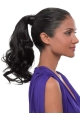 Synthetic Long Black No-fuss Ponytails