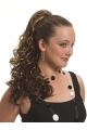 Fashion Brown Curly Long Ponytails Hairpieces