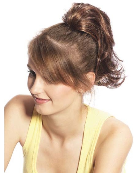 Synthetic Brown Radiant Ponytails