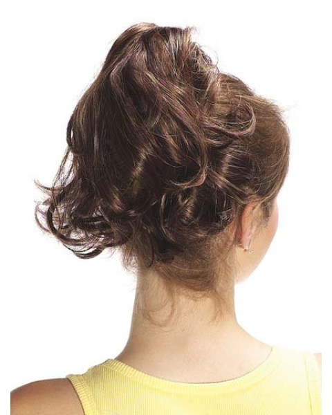 Synthetic Brown Radiant Ponytails