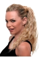 Durable Blonde Wavy Long Ponytails Hairpieces