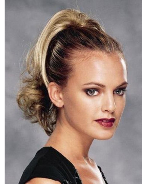 Synthetic Blonde Stylish Ponytails