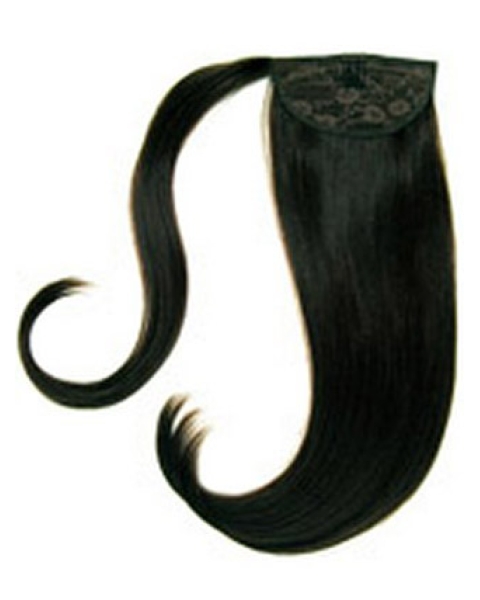 Synthetic Black Popular Ponytails