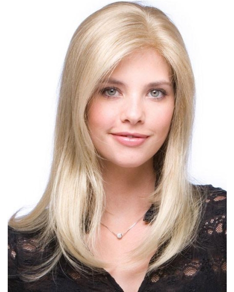 Long Top Piece Mono | Synthetic Hair Fiber - Monofilament Base 