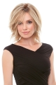 Top Form 6-8" Human Hair Addition| 100% Remy Human Hair Piece (Monofilament Base) 