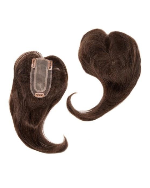 Add On Part Topper | Heat Friendly/Human Hair Blend Hairpiece (Monofilament Base) 