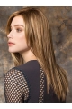 Blonde 16"long Straight Monofilament With Bangs No-fuss Synthetic Women Wigs