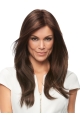 Flexibility 18" Long Straight Brown  Synthetic Women Lace Wigs