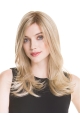 Long Blonde 16" Straight  100% Hand-tied Remy Human Hair Women Wigs