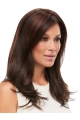 Flexibility 16" Long Straight Layered Monofilament Lace Front Synthetic Women Wigs