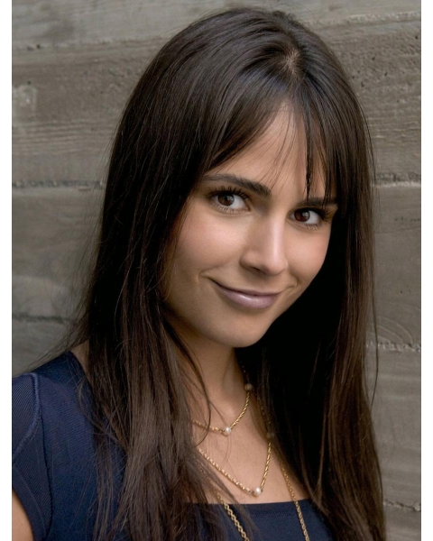 18" Long Straight Capless Synthetic Jordana Brewster Women Wigs