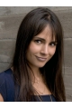 18" Long Straight Capless Synthetic Jordana Brewster Women Wigs