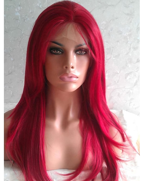 20 Inches Long Straight Lace Front Synthetic Women Wigs