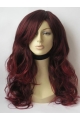 24'' Long Shining Red Straight Capless  Heat Friendly Synthetic  Women Cheryl Cole Wigs