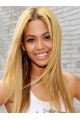 20'' Bright and Blonde Long Straight Lace Front Beyonce Knowles Remy Human Hair Women Wig