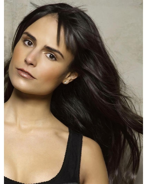 18'' Long Layered Straight Capless Synthetic Women Jordana Brewster Wigs