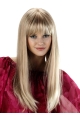 Beautiful Blonde  Capless Straight Long Synthetic Women Wigs