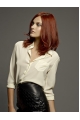 14''Great Long Shoulder Length Straight  Layered Mono Top Lace Front Synthetic Women Wigs