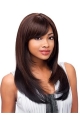 18'' Affordable Auburn Straight Capless Long Heat Friendly Synthetic Women African American Wigs