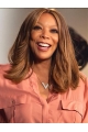 14" Straight Shoulder Lengh Auburn Lace Front Remy Human Hair Women Wendy Williams Wigs