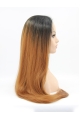 30''Long Straight Ombre/2 Tone Without Bangs  Lace Front  Synthetic Women Wigs