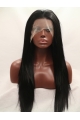 27'' Long Straight  Black  Lace Front Without Bangs Long Synthetic Women Wigs