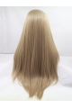 30'' Long Straight Lace Front Layered Blonde Synthetic  Women Wigs