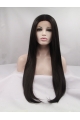 30'' Long Straight Without Bangs  Black Synthetic Women Wigs