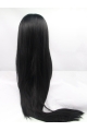 42'' Long Straight Lace Front With Bangs Black  Synthetic Women Wigs