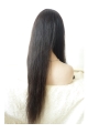 27'' Long Straight Without Bangs Black Lace Front Synthetic Women Wigs