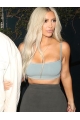 25'' Long Straight Lace Front Blonde  Remy Human Hair Women Kim Kardashian Wigs