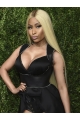  26" Straight Without Bangs Lace Front Blonde Long Synthetic Women Nicki Minaj Wigs