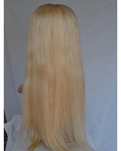 20'' Straight Cosy Blonde Lace Front Long U Part  Remy Hair Wig Women Wigs