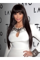 Beautiful Lace Front Straight Long Kim Kardashian Wigs