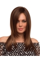 20'' Fabulous Synthetic Monofilament Lace Front Brown Layered Straight Wothout Bangs Long Women Wigs