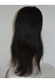 20'' Refined Black Straight Lace Front Long U Part 100% Remy Human Hair Women Wigs