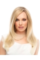 18'' Glamorous Layered Blonde Monofilament Lace Front Remy Human Hair Long Women Wigs