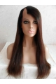 20'' Straight New Auburn Lace Front Long Remy Human Hair Straight U Part Wig Wigs