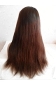 20'' Straight New Auburn Lace Front Long Remy Human Hair Straight U Part Wig Wigs