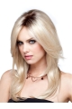 Blonde Layered Stragiht Lace Front Synthetic Braw Long Women Wigs