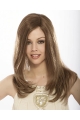 24'' Designed Blonde Layered Monofilament 100% Hand-Tied Remy Human Hair Long Women Wigs