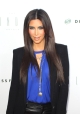 Unique Brown Straight Without Bangs Capless Long Synthetic Kim Kardashian Wigs